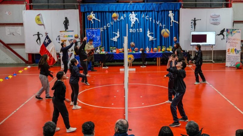 Municipalidad entregó diversos implementos deportivos al Liceo McIntyre de Puerto Williams