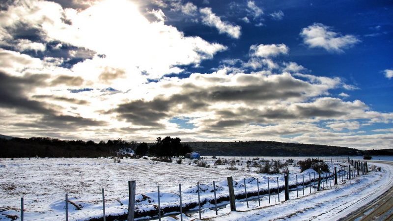 Pronostican chubascos de nieve y aguanieve en Magallanes este domingo 18 de junio