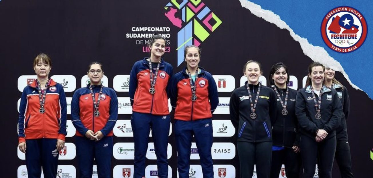 Calentando motores para Santiago 2023: tenismesistas chilenos se lucieron en el Campeonato Sudamericano de Lima 
