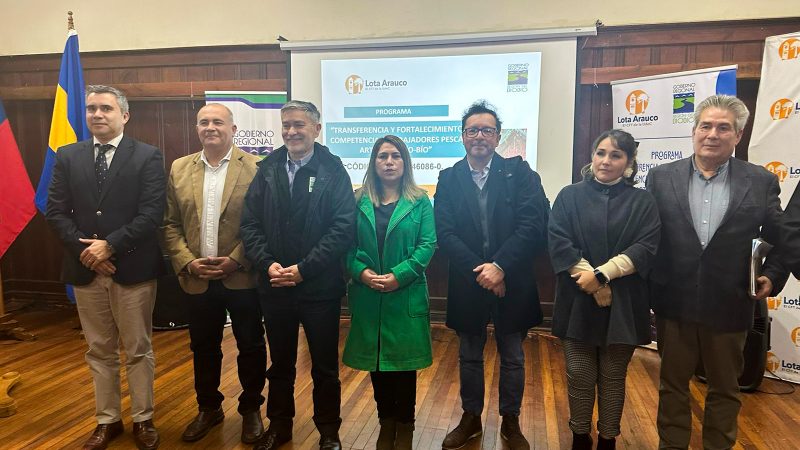 Pescadores artesanales del BioBio fueron beneficiados con programa de transferencia y fortalecimiento de competencias