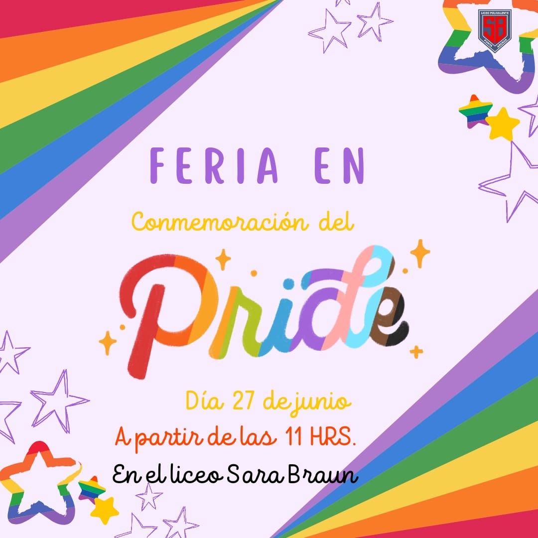 Feria del Orgullo y la diversidad tendrá lugar hoy en el Liceo Sara Braun de Punta Arenas