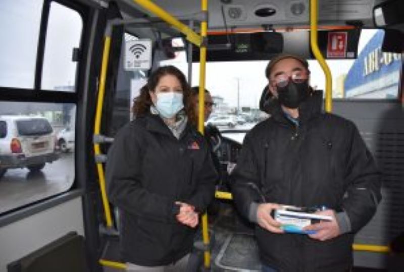 SEREMIS de Salud y Transporte reiteran llamado al uso de mascarilla en el transporte público en Magallanes