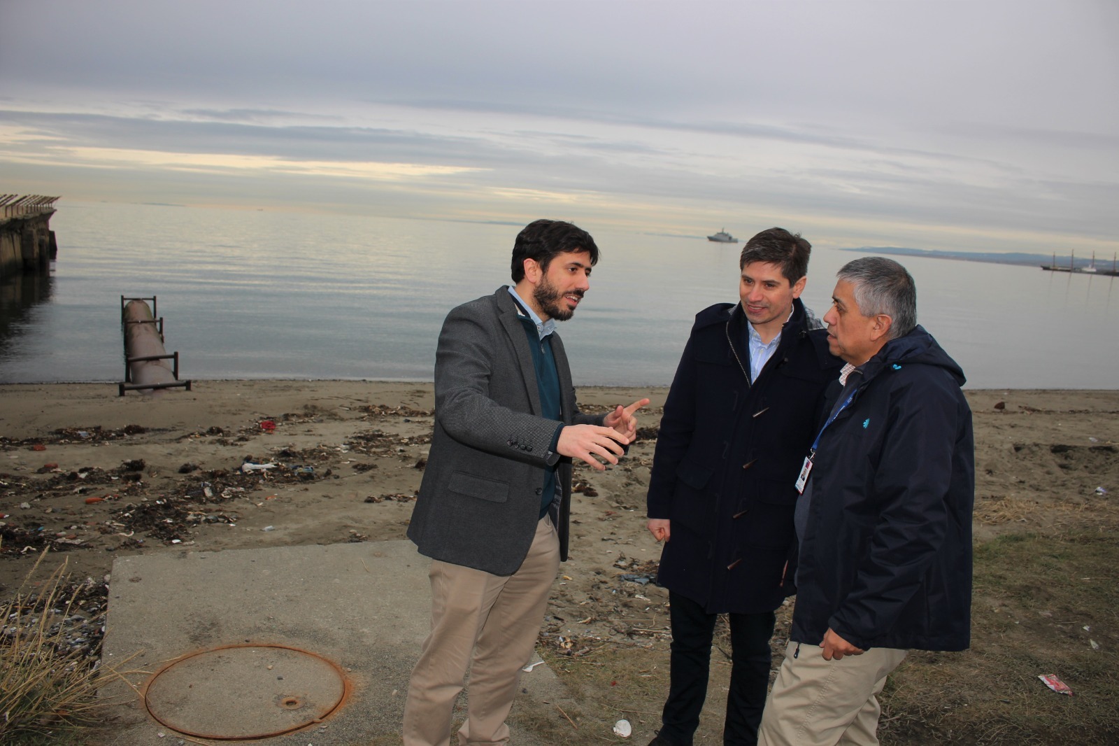 Avanza proyecto de mejoramiento del Borde Costero en el sector sur de Punta Arenas