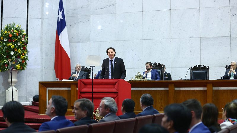 Presidente de la Cámara de Diputados entregó cuenta pública ante el Congreso Pleno
