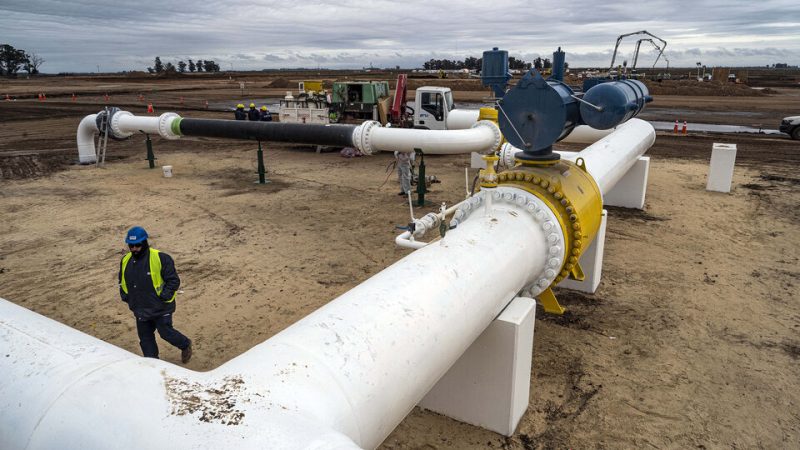 Inauguran en la provincia de Neuquén el gasoducto Néstor Kirchner