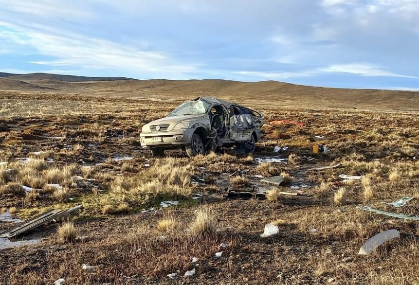 Accidente carretero cobró la vida de hombre camino a Cerro Sombrero