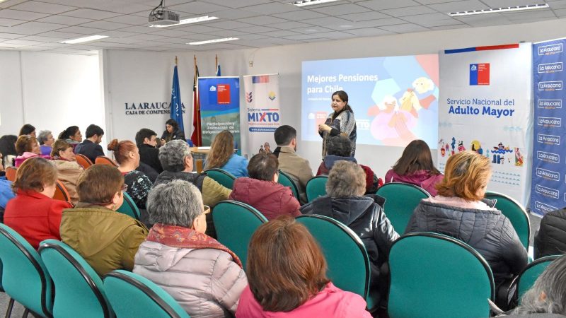 Más de 50 adultos y adultas mayores dialogaron en Magallanes sobre la reforma de pensiones