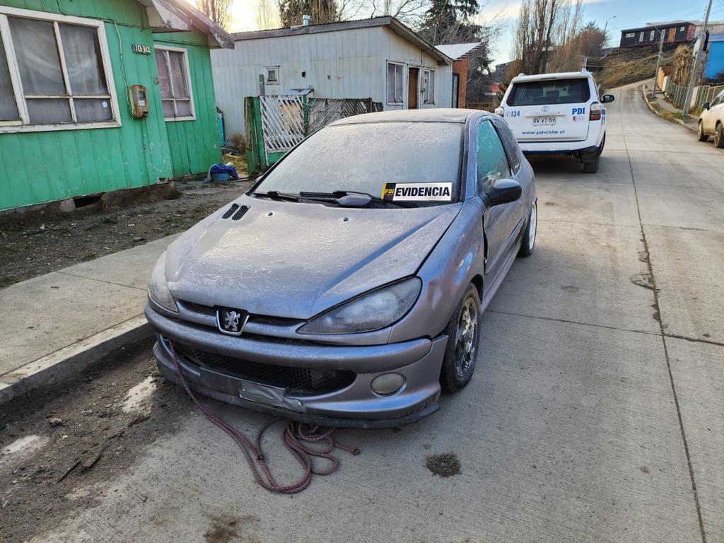 PDI de Puerto Natales recuperó vehículo sustraído desde la Maestranza Municipal