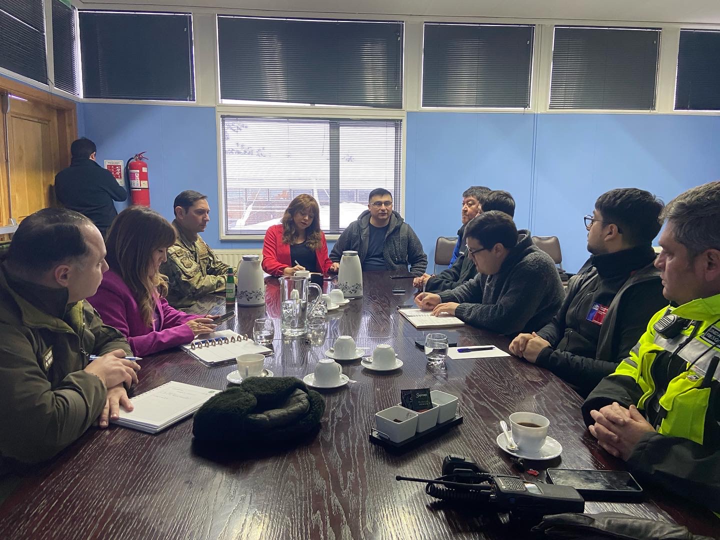 Comité de emergencia se reúne en la Delegación Presidencial de Ultima Esperanza para coordinación preventiva ante emergencia climática