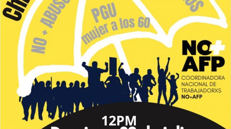 Marcha ciudadana contra las AFP se realizará también en Magallanes