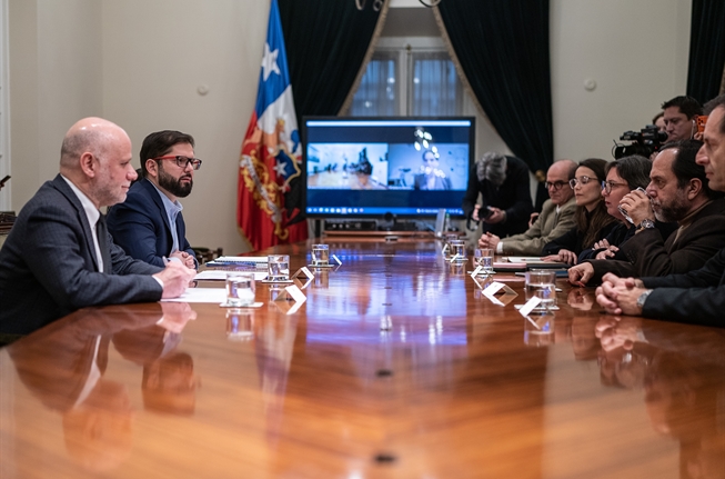 Presidente Gabriel Boric encabeza primera reunión de Comisión Ministerial para la regulación de la relación entre las instituciones privadas sin fines de lucro (IPSFL) y el Estado