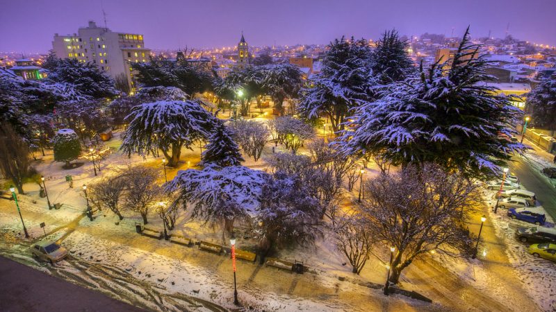 Bajas temperaturas y chubascos de aguanieve se pronostican este domingo 30 de julio en Magallanes