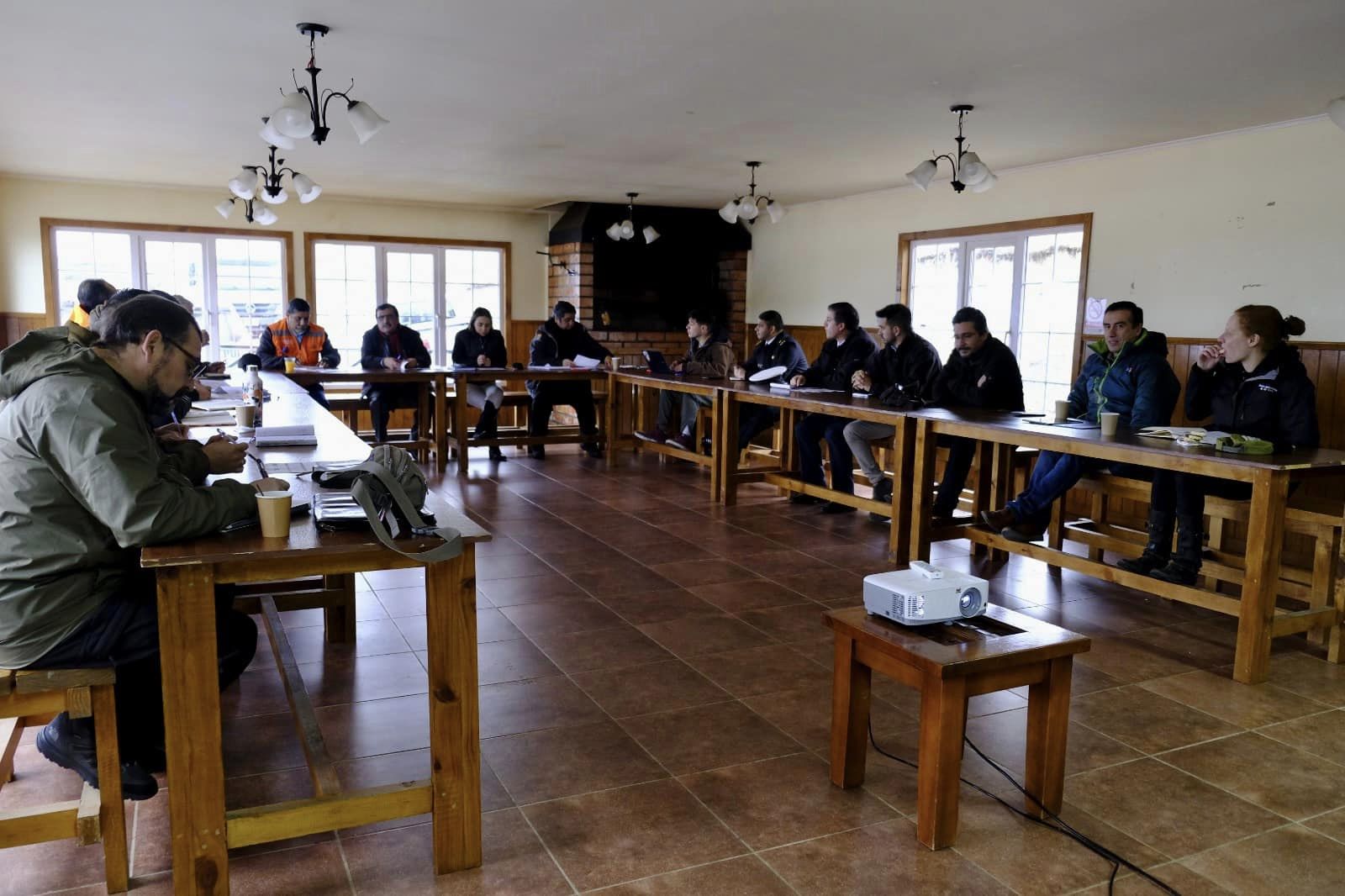 Se efectuó Consejo de Seguridad Pública entre las comunas de Río Verde y Laguna Blanca