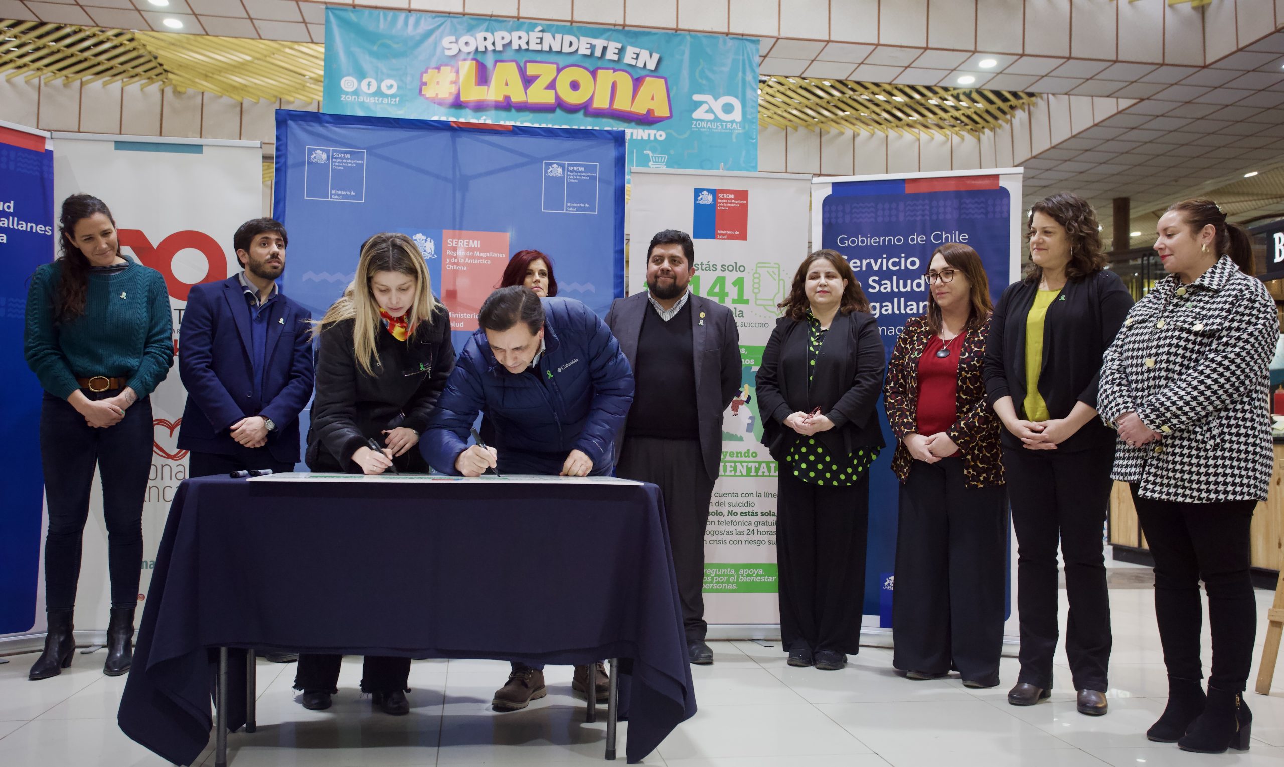 Autoridades de Salud firman acuerdo y compromiso por la Salud mental en Magallanes