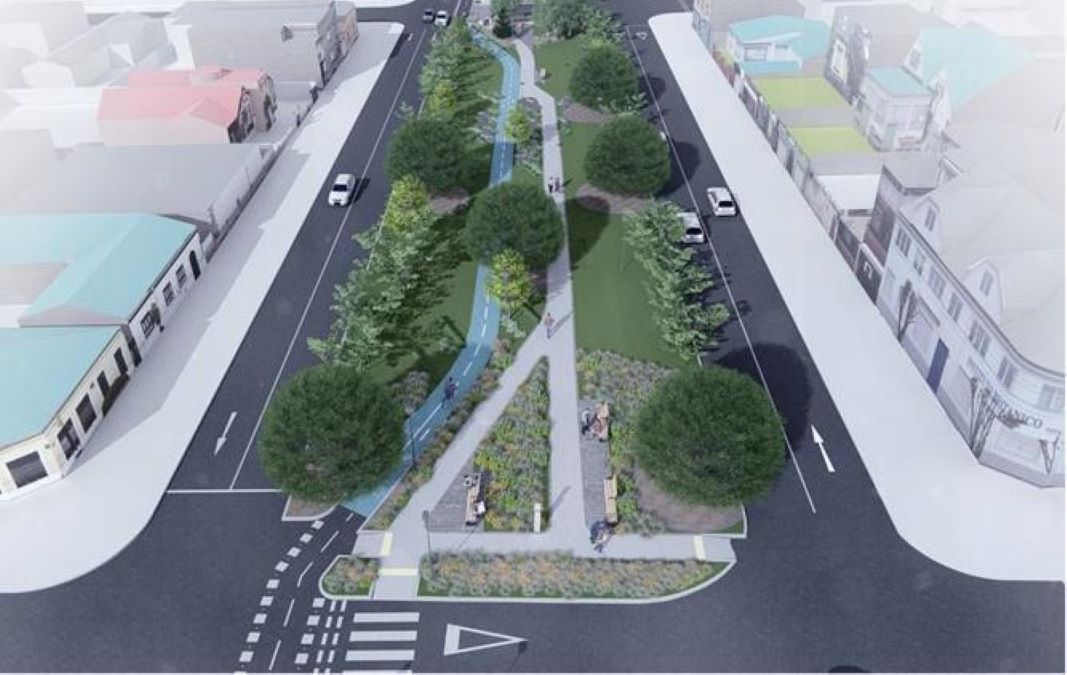 SERVIU promoverá el uso de seis bandejones de avenida España  de Punta Arenas con paseo peatonal y ciclovías