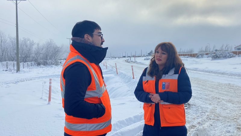 Delegada Presidencial Romina Álvarez y Vialidad inspeccionan estado de rutas de Ultima Esperanza