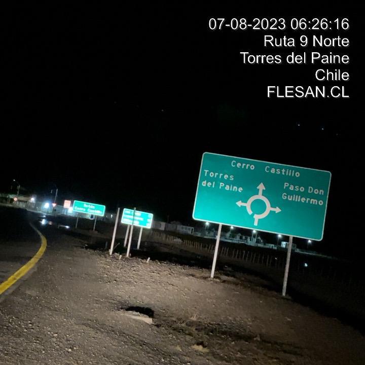 MOP Magallanes informa estado de las rutas en Ultima Esperanza | Lunes 7 de agosto