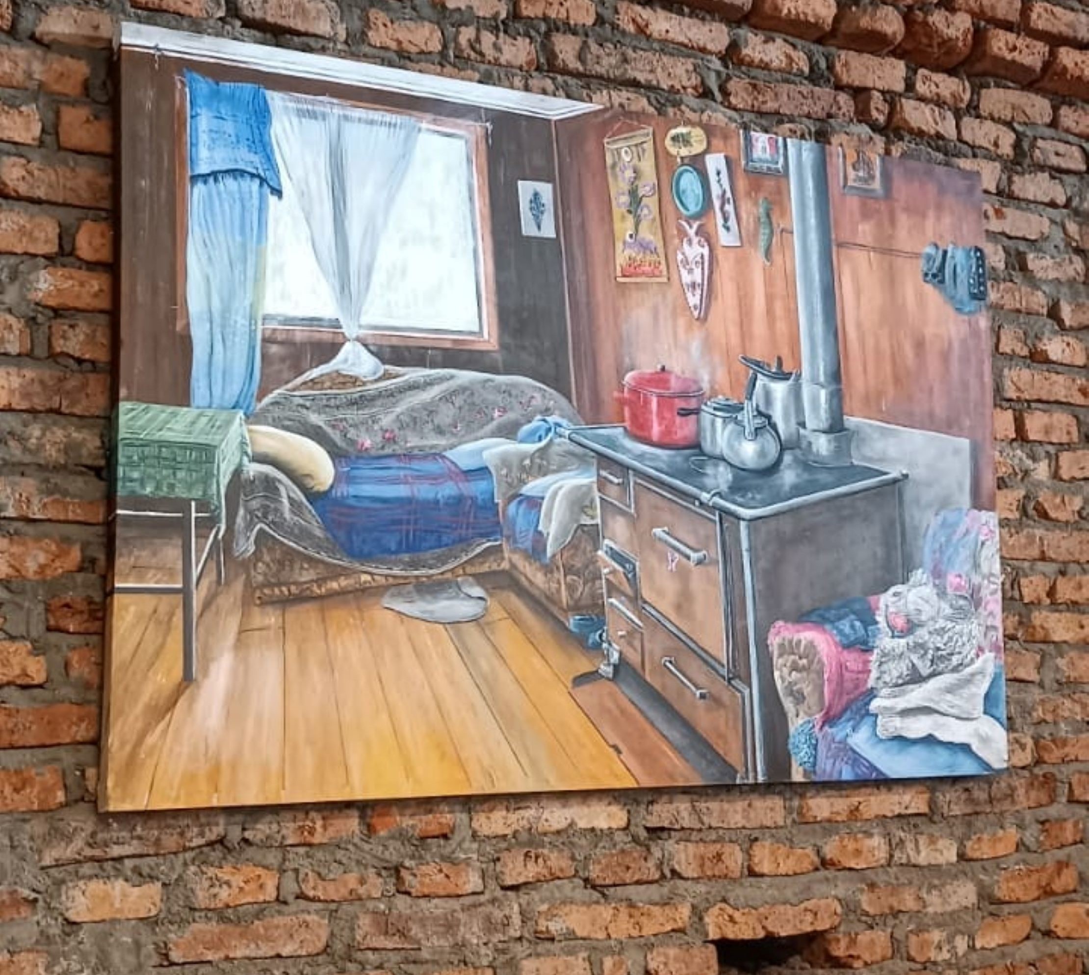 Exhiben obras del destacado artista Benito Ruiz en Puerto Natales