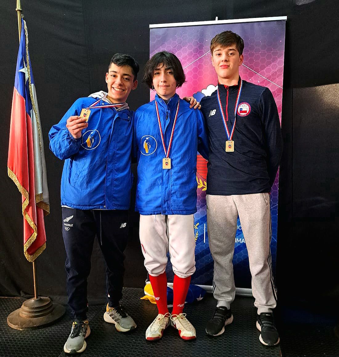 Deportistas del Club Esgrima Punta Arenas se coronan Campeones de Chile en Esgrima por Equipos año 2023