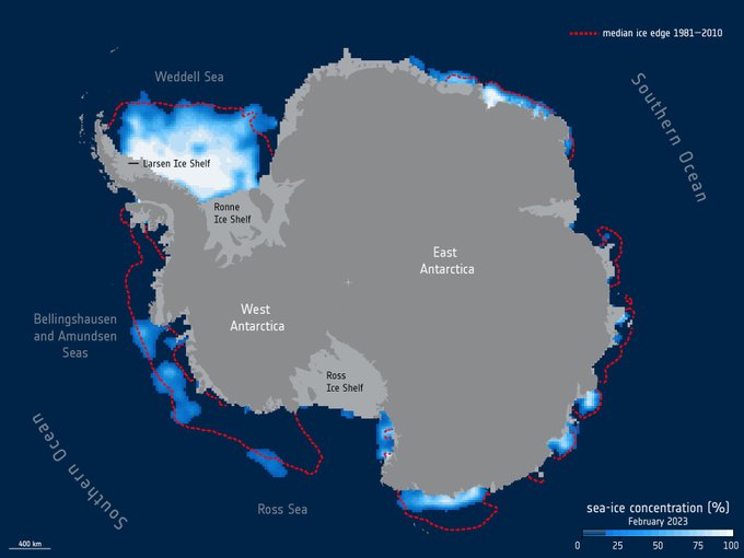 Científicos del mundo conmocionados ante eventos climáticos extremos en la Antártica