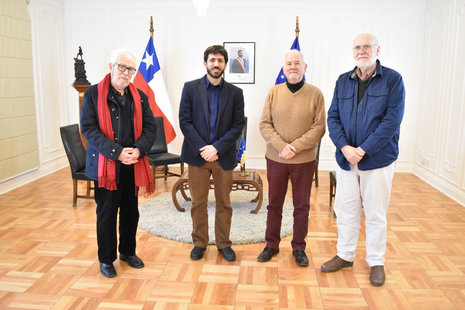 Autores de la cantata «Nuestra Madre Grande» invitaron al Delegado Presidencial a la presentación del 3 de septiembre