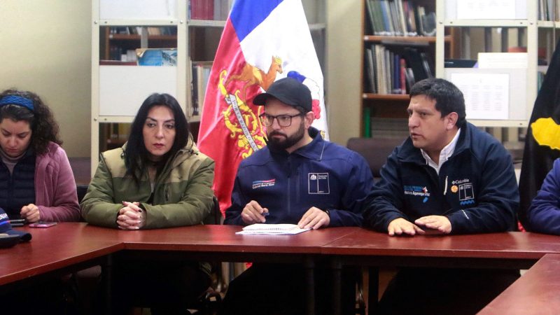 Presidente Gabriel Boric declaró estado de catástrofe en las regiones de O’Higgins, Maule, Ñuble y Biobío