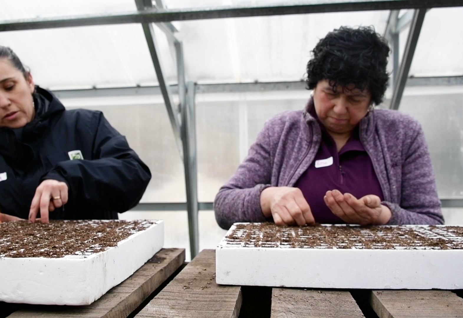 Agricultores de Punta Arenas preparan inicio de la temporada agrícola con taller de plantineras