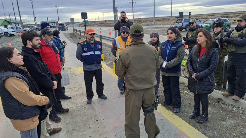 Delegación Presidencial y distintas reparticiones del Estado fiscalizaron las rutas en tres puntos distintos de la región de Magallanes