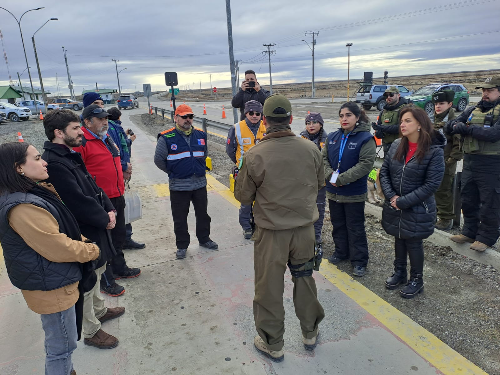 Delegación Presidencial y distintas reparticiones del Estado fiscalizaron las rutas en tres puntos distintos de la región de Magallanes