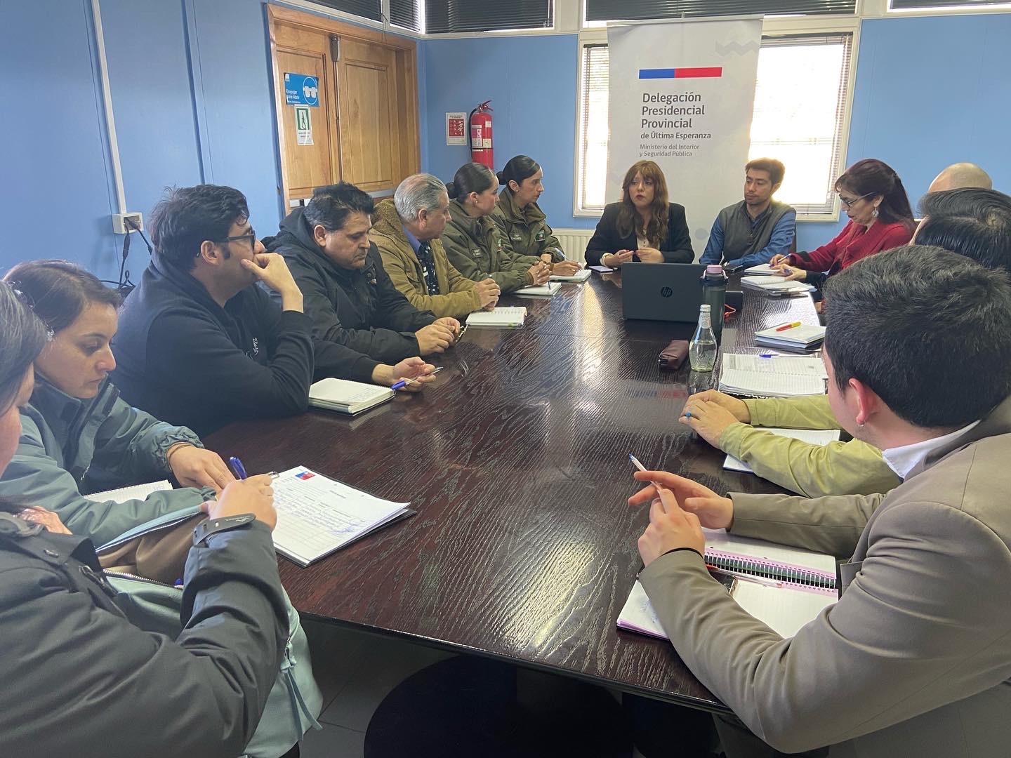 Servicios públicos de Ultima Esperanza coordinan despliegue en terreno en Puerto Edén
