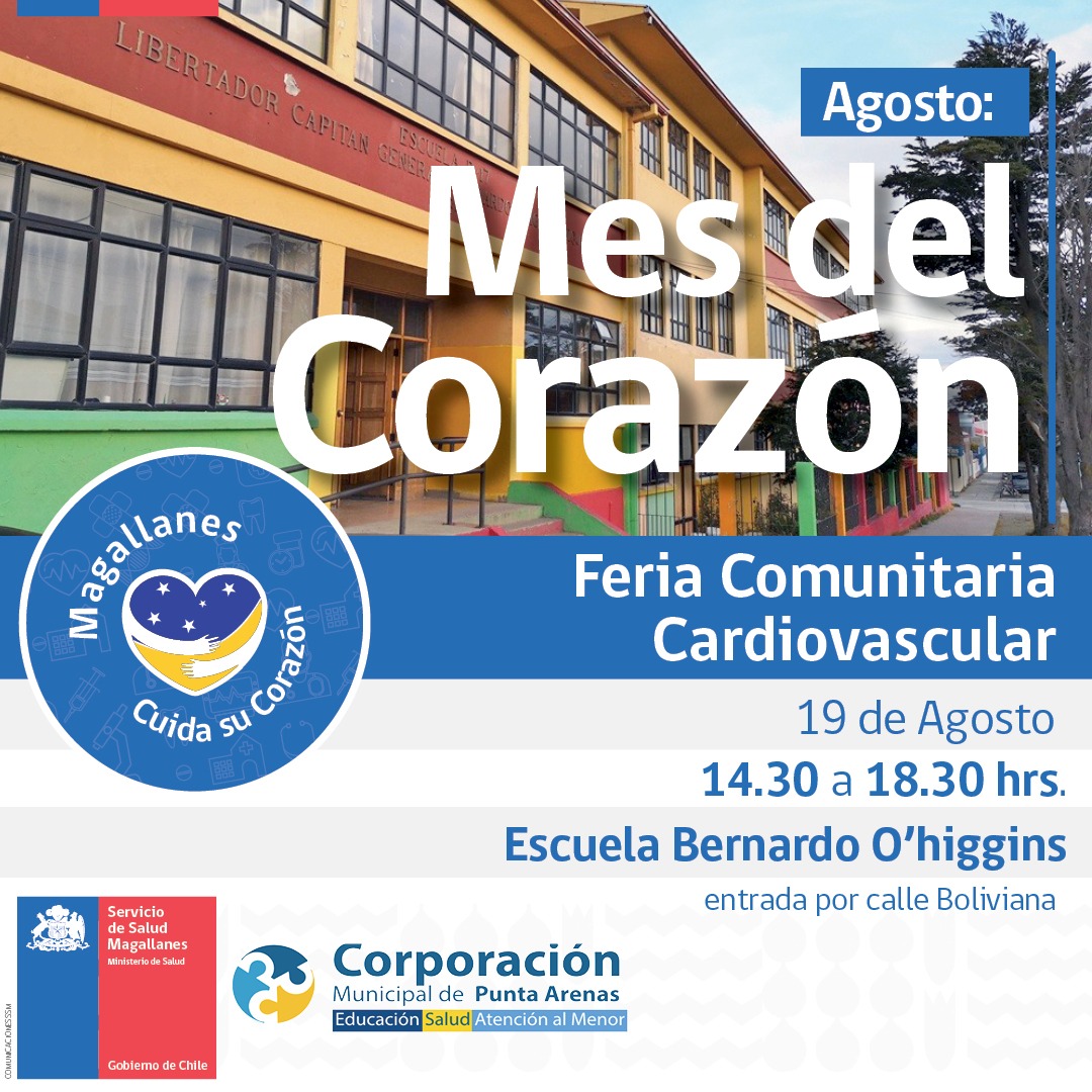 Feria Cardiovascular en la Escuela Bernardo O’Higgins de Punta Arenas | Salud fortalece promoción y prevención enfermedad cardiovascular