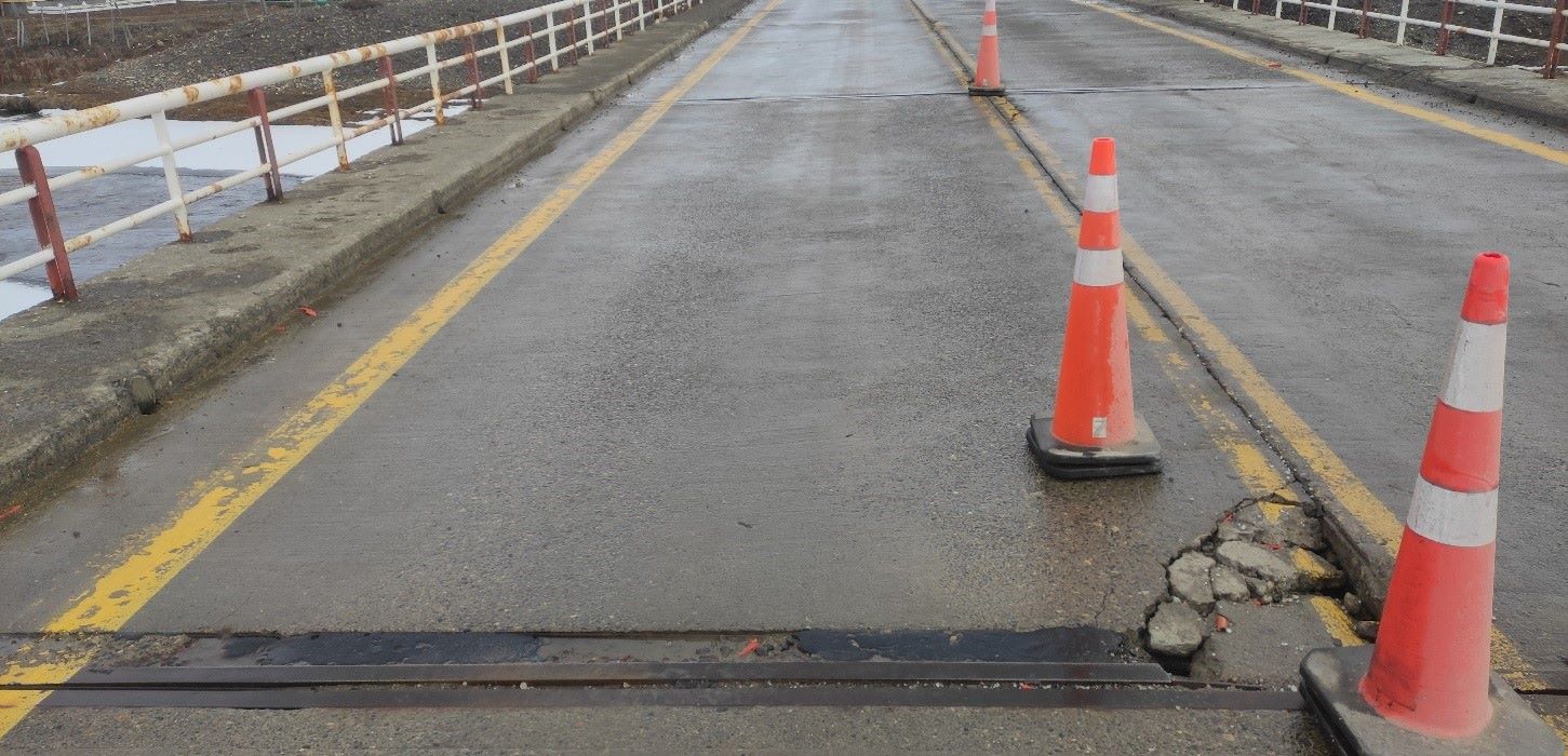 Dirección de Vialidad restringe velocidad en sector del Puente Penitente en Ruta 9 Norte