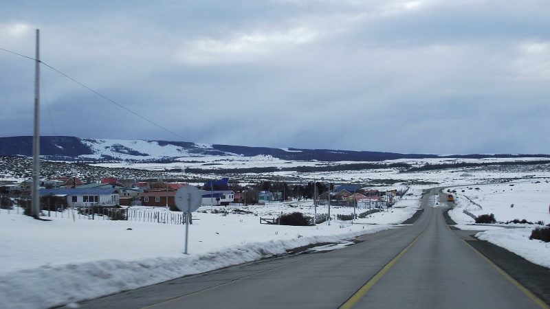 Chubascos de nieve y aguanieve se pronostican este lunes 28 de agosto en Magallanes