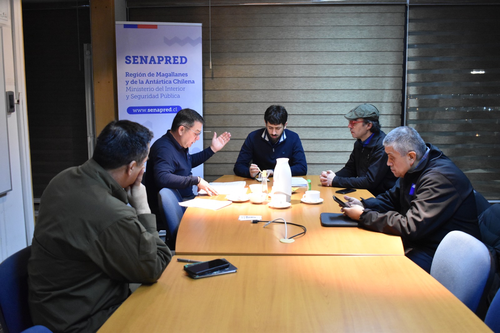 Autoridades de Gobierno y SENAPRED evalúan estado de las rutas y caminos en la región de Magallanes