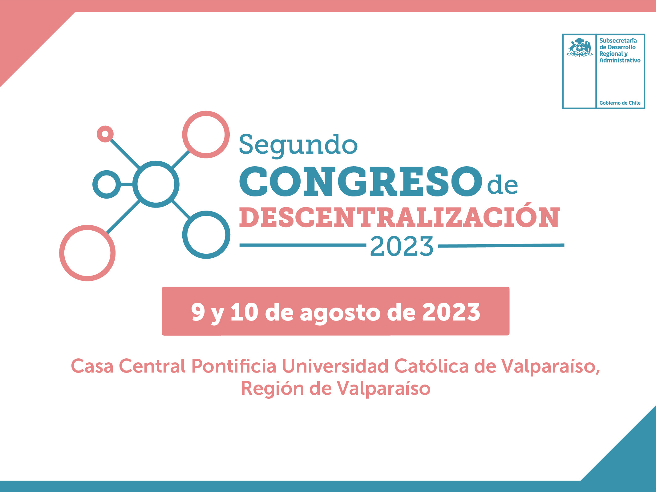 Inscripciones abiertas y gratuitas para participar del Segundo Congreso de Descentralización