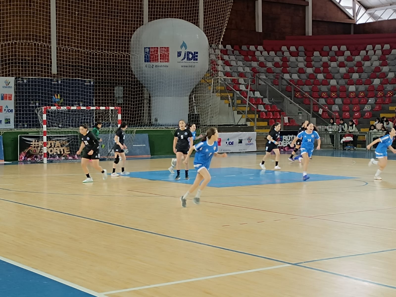Araucanía venció a Magallanes y es el primer semifinalista en el Balonmano Damas | Juegos Escolares Deportivos