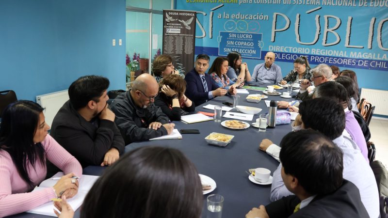 Multigremial de la Educación de Magallanes se reune con SLEP, a tres meses del traspaso de establecimientos