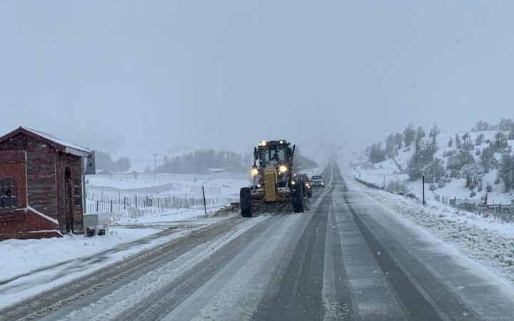 Delegación Provincial alerta sobre uso de cadenas en rutas de Ultima Esperanza sector paso fronterizo Dorotea