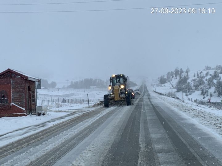 Delegación Provincial alerta sobre uso de cadenas en rutas de Ultima Esperanza sector paso fronterizo Dorotea