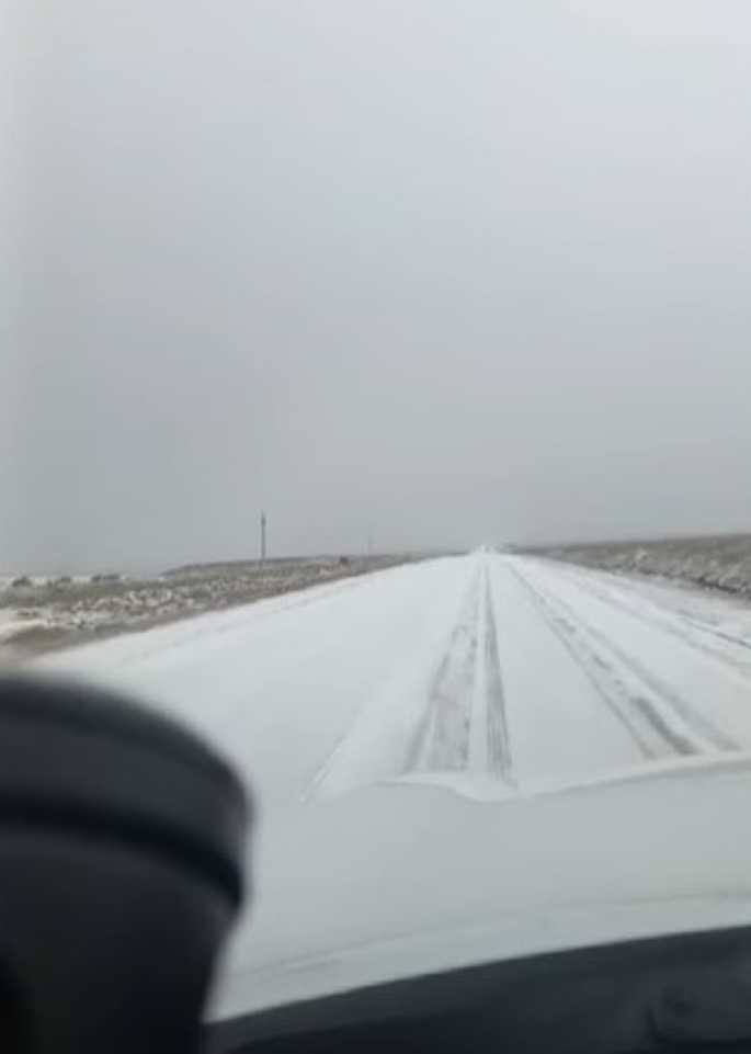 Ministerio de Obras Públicas llama a conducir con extrema precaución por Ruta 9 Norte debido a precipitaciones de nieve