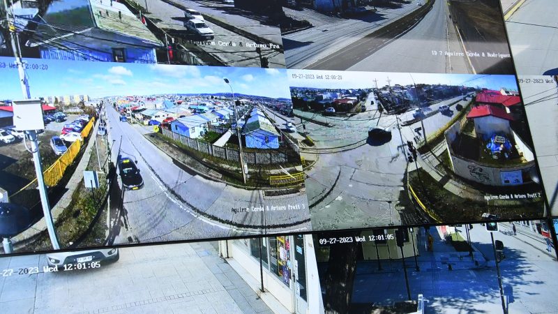 Punta Arenas contará con 14 nuevas cámaras de televigilancia en diversos puntos de la comuna