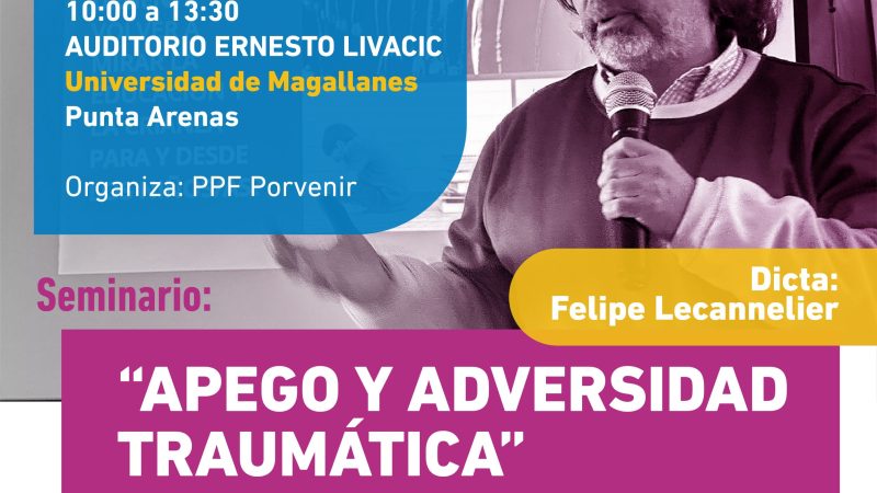 Seminario «Apego y Adversidad Traumática» se efectuará en Punta Arenas dictado por el Psicólogo Felipe Lecannelier