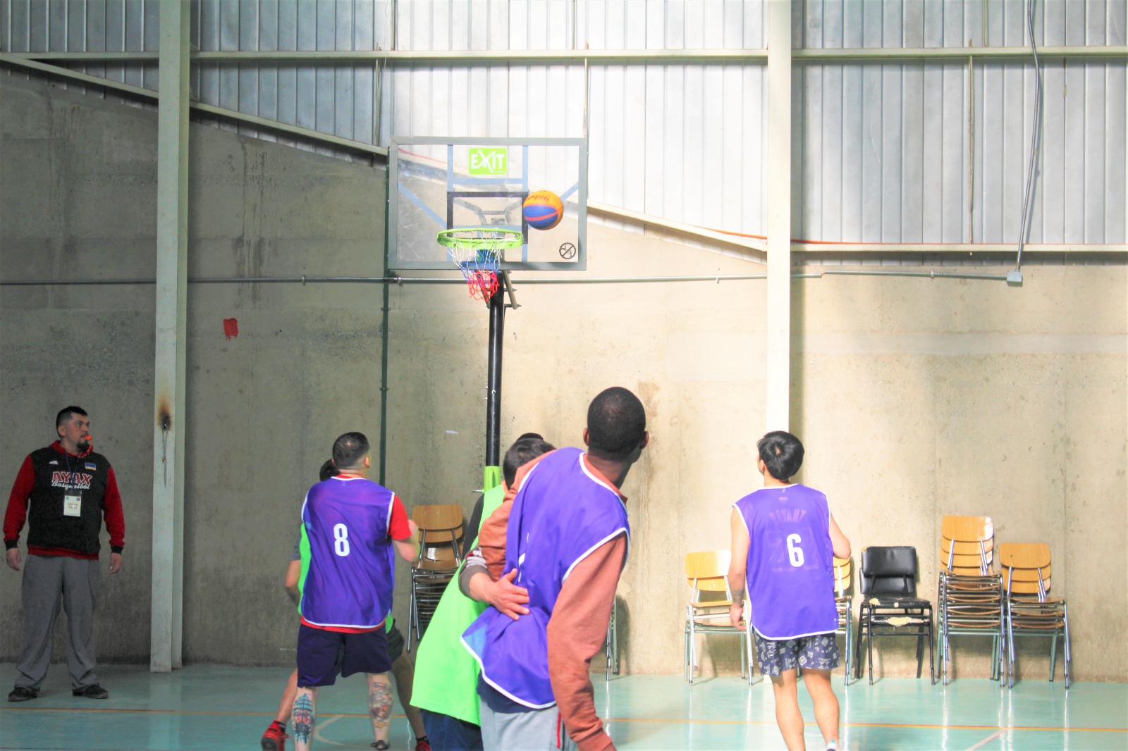 MINDEP, IND y Gendarmería organizan novedoso torneo de básquetbol 3×3 para internos del Centro Penitenciario de Punta Arenas
