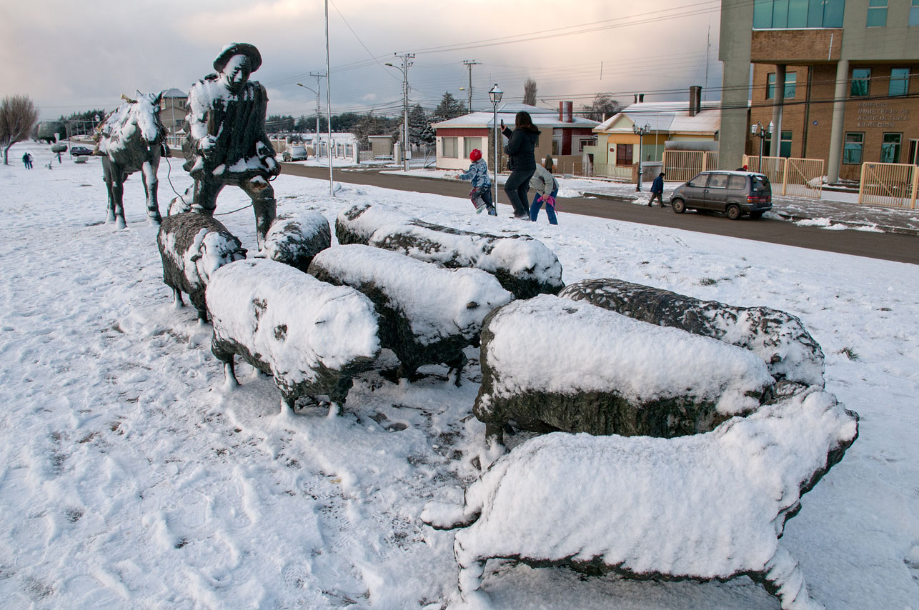 Chubascos de nieve y aguanieve se pronostican este sábado 16 de septiembre en Magallanes