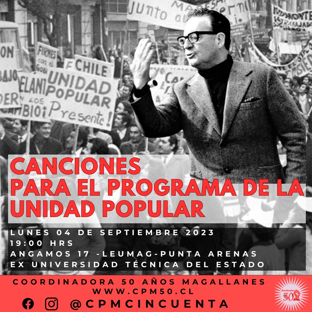 Artistas magallánicos darán vida en narración, canción y danza al programa de la Unidad Popular