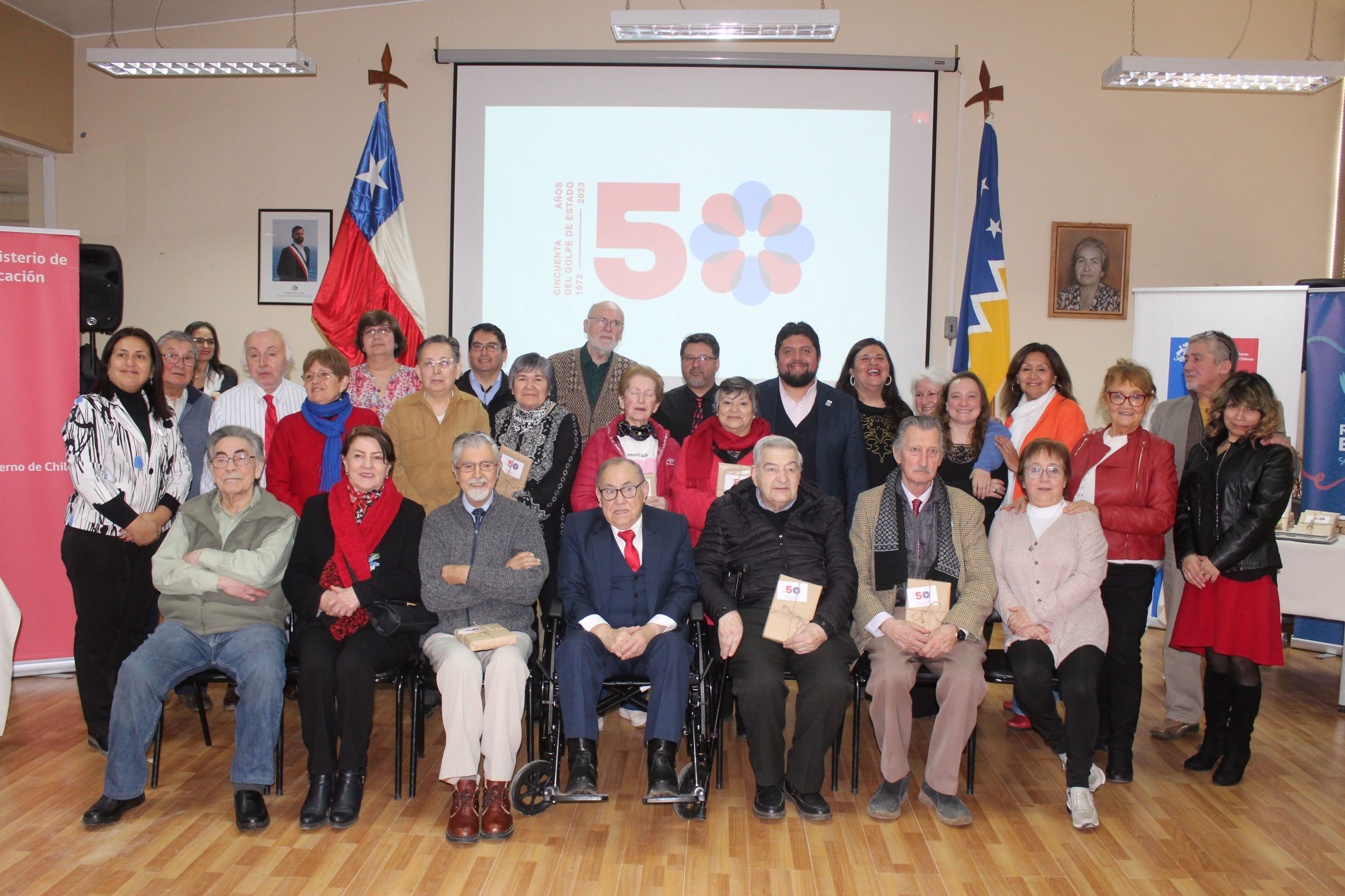 Encuentro de Trabajadores y Trabajadoras de la Educación en Secreduc con ocasión del 50° aniversario del golpe