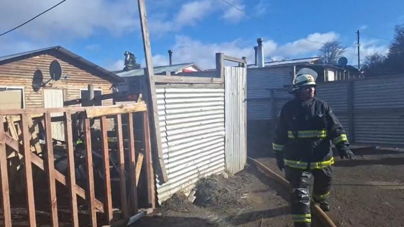 Niña de 2 años murió en un incendio ocurrido esta mañana en el sector de Manantiales alto de Punta Arenas