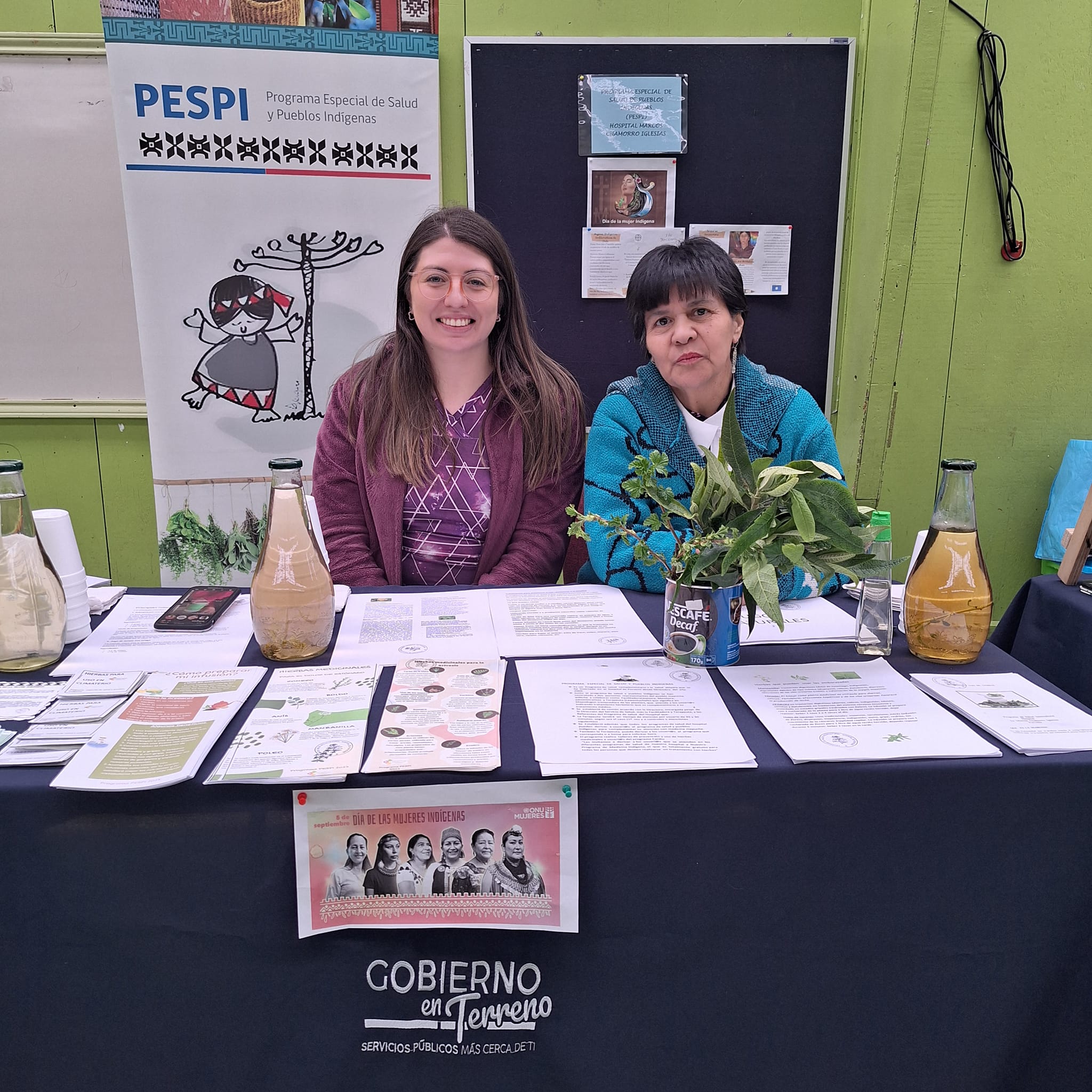 Feria de emprendedoras se realizó en Porvenir en conmemoración del Día de la Mujer Indígena