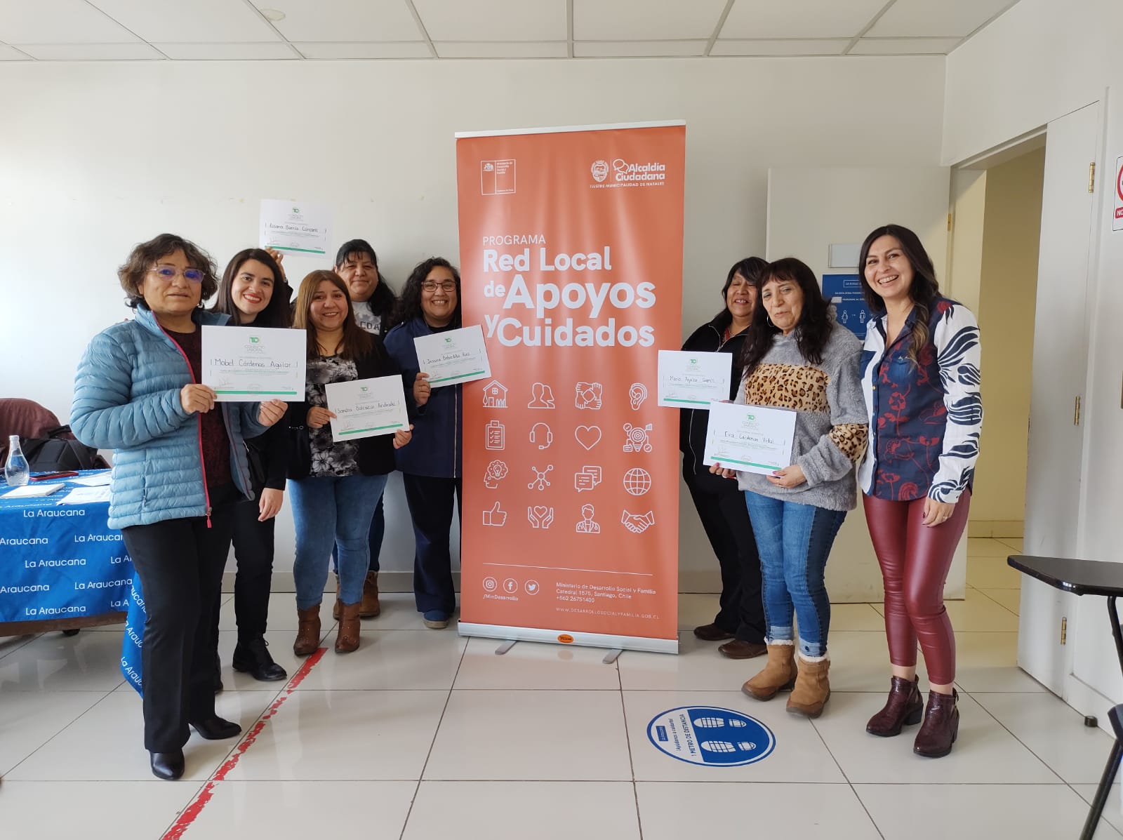 Programa Red de Local de Apoyos y Cuidados (PRLAC) y Municipio de Natales organizaron una capacitación sobre cómo enfrentar situaciones de violencia