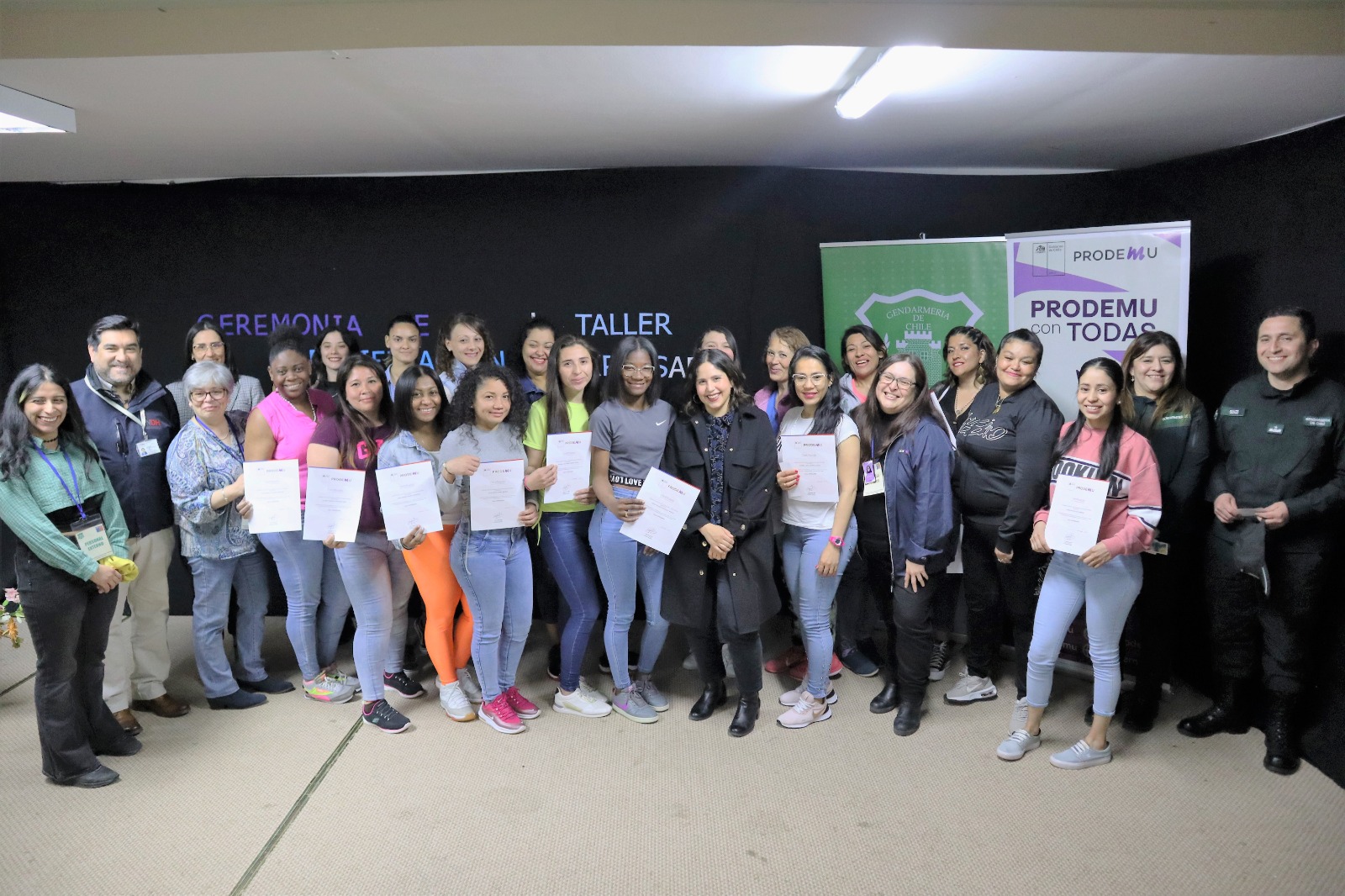 PRODEMU y SEREMI de Justicia capacitaron a 22 mujeres internas del Centro Penitenciario de Punta Arenas